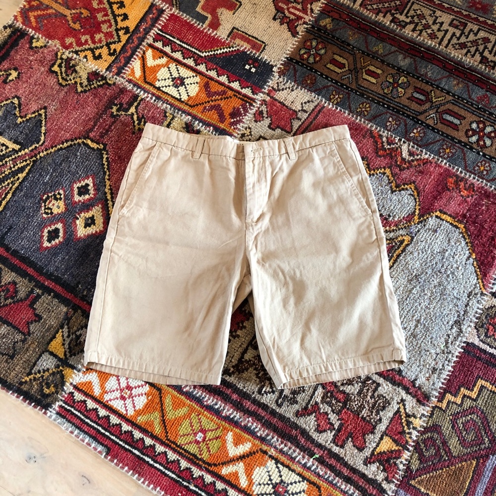 Mollusk Khaki Men’s Shorts waist 34
